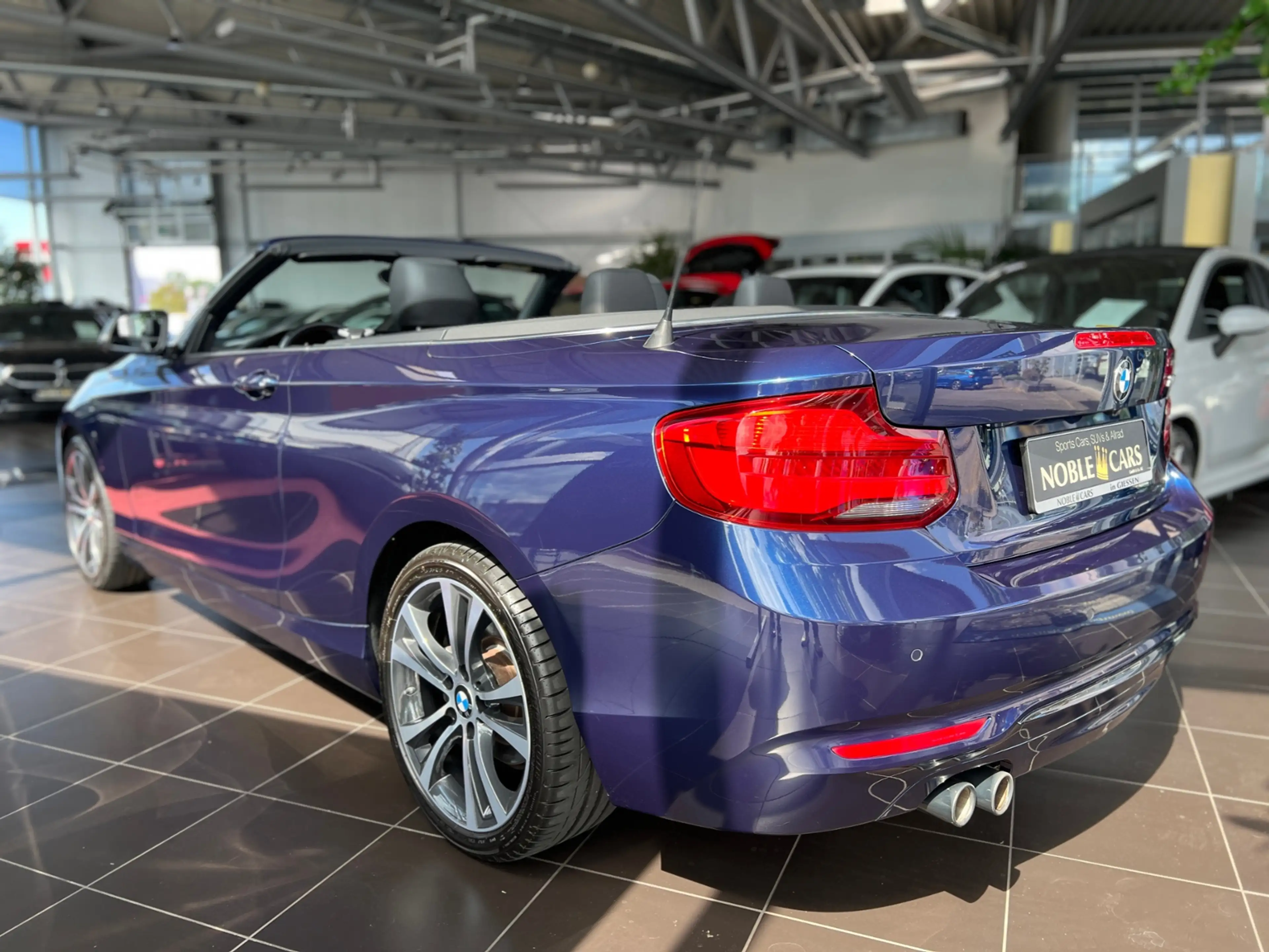 BMW 230 i Cabrio Sport Line H/K LEDER LED NAV RFK 18" — photo 6