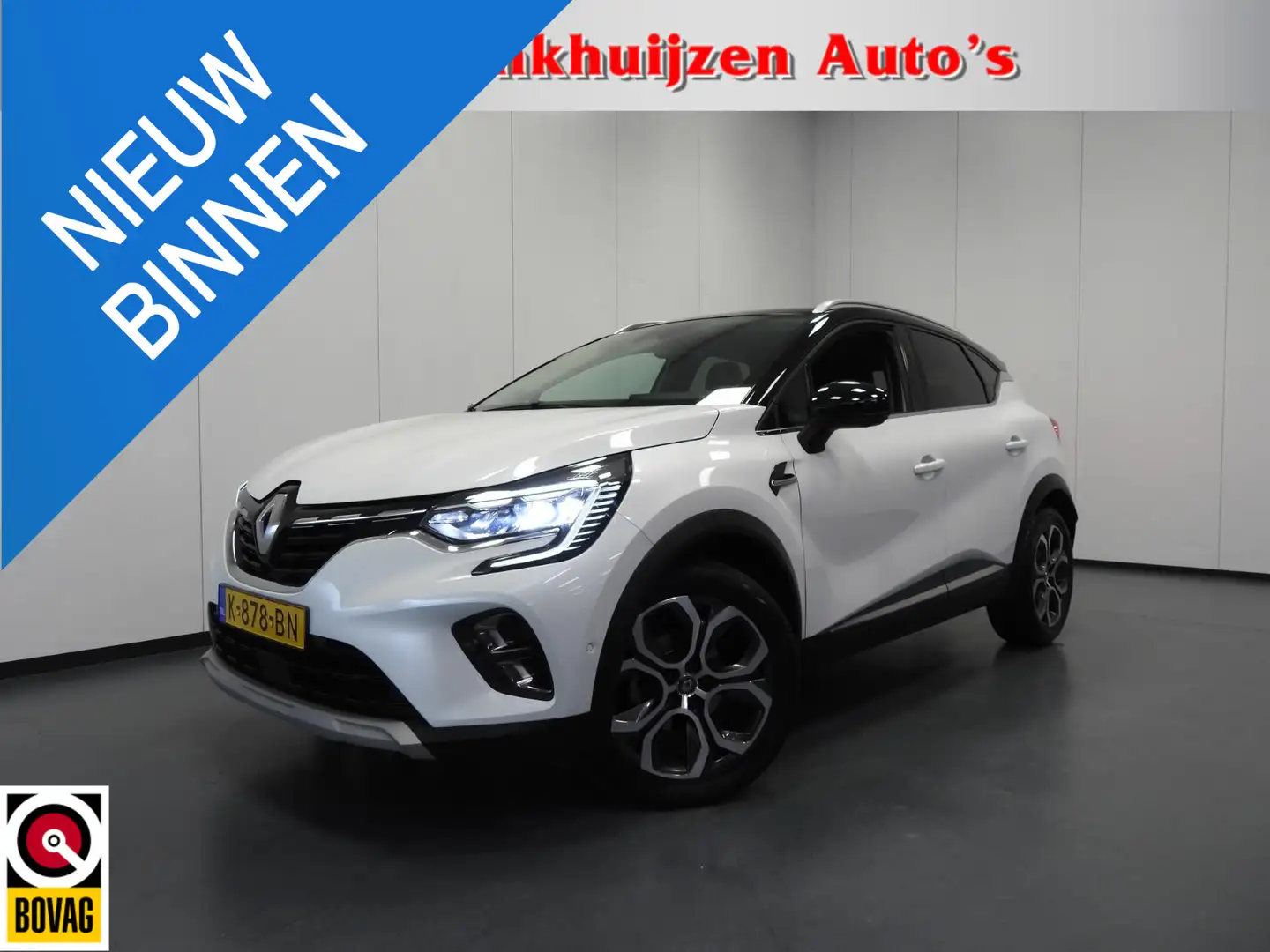 Renault Captur 1.0 TCe 100 Edition One NAVI/360CAM/LED/TREKH/BOSE Blanc - 1
