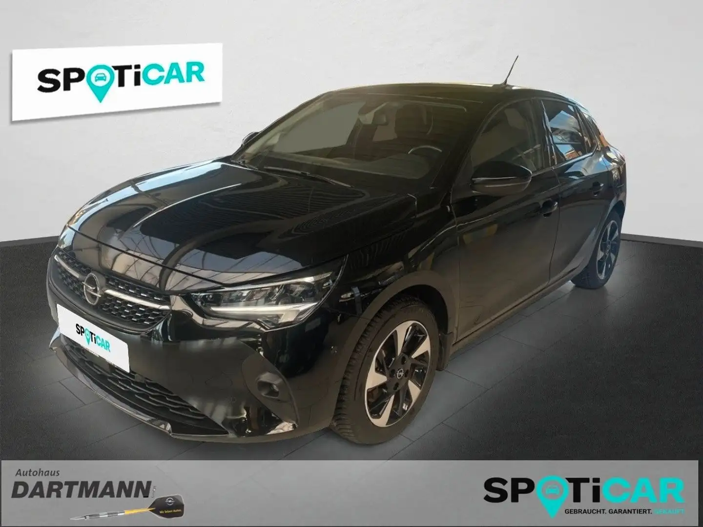 Opel Corsa e Elegance Navi,SHZ,LHZ,RFK,Allw.,Alu,LED. Noir - 1