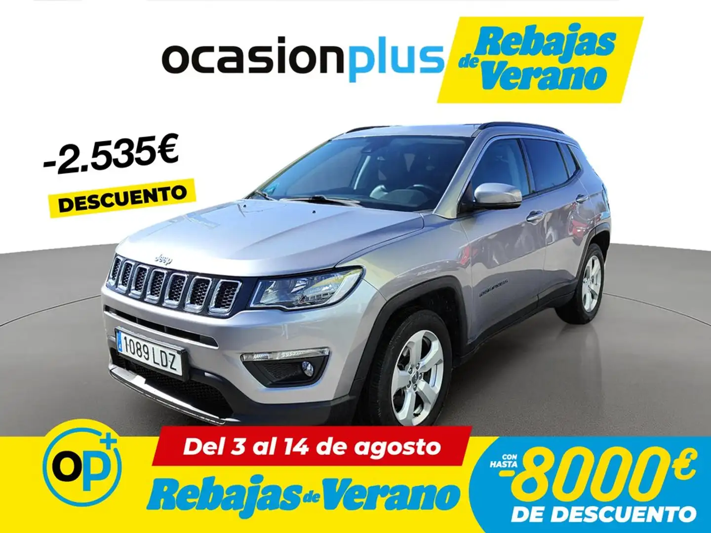 Jeep Compass 1.4 Multiair Longitude 4x2 103kW Gris - 1