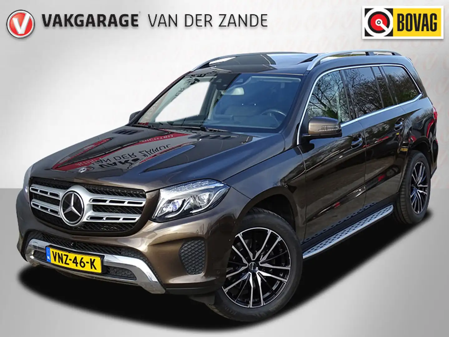 Mercedes-Benz GLS 350 D 4MATIC AUT, Schuif/Kanteldak, Grijs Kenteken, Lu Bruin - 1
