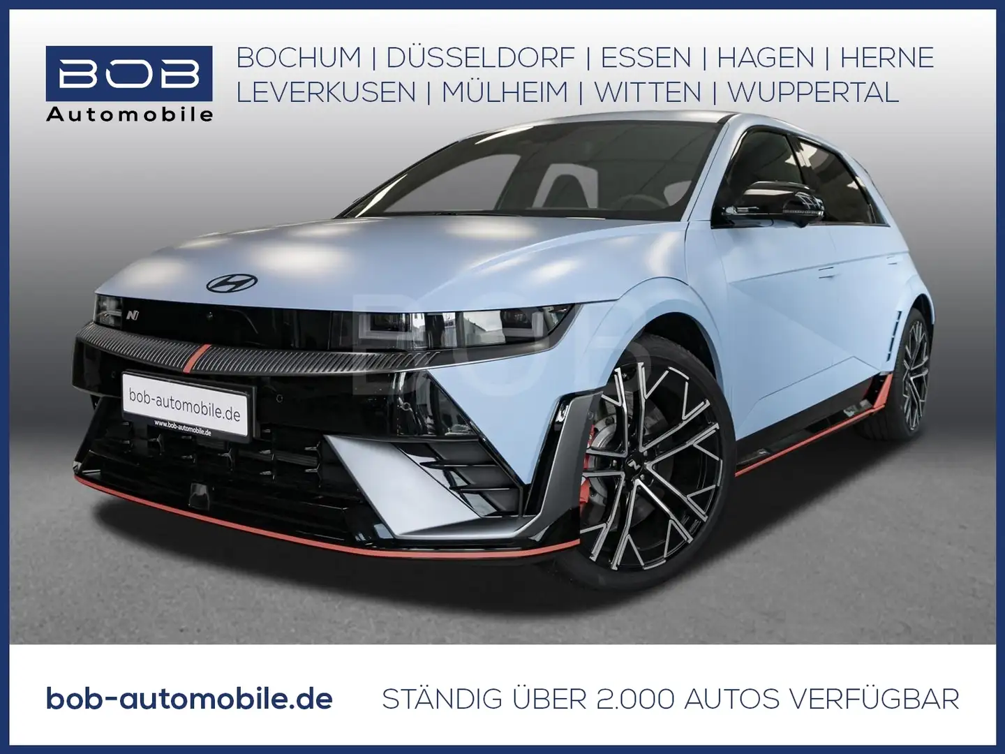 Hyundai IONIQ 5 N 84 kWh 4WD Sitz-P. 8-fach bereift NAVI SHZ PDC K Blau - 1