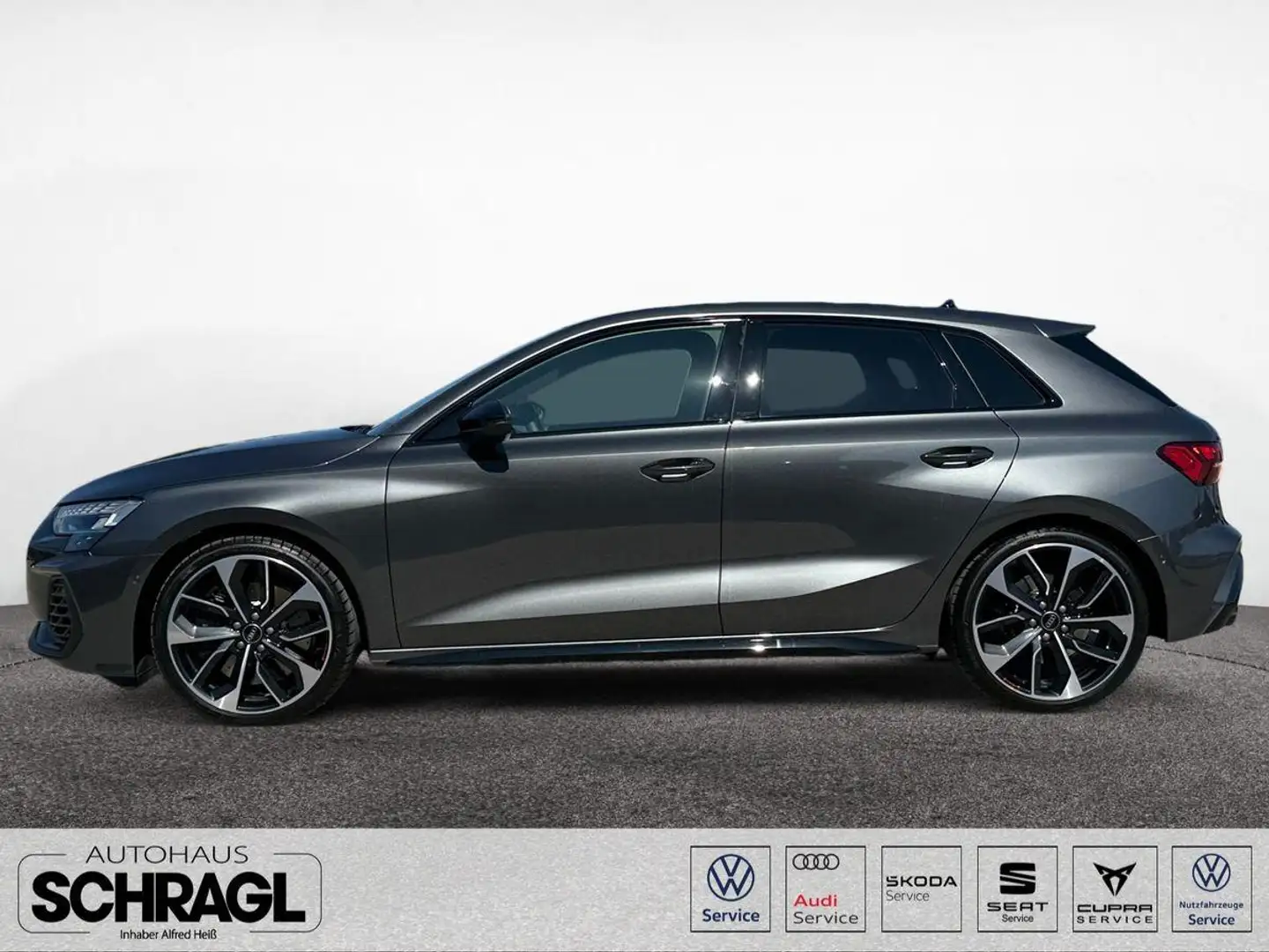 Audi S3 Sportback 2.0 TFSI quattro+FACELIFT+NAVI+PANO Grijs - 2