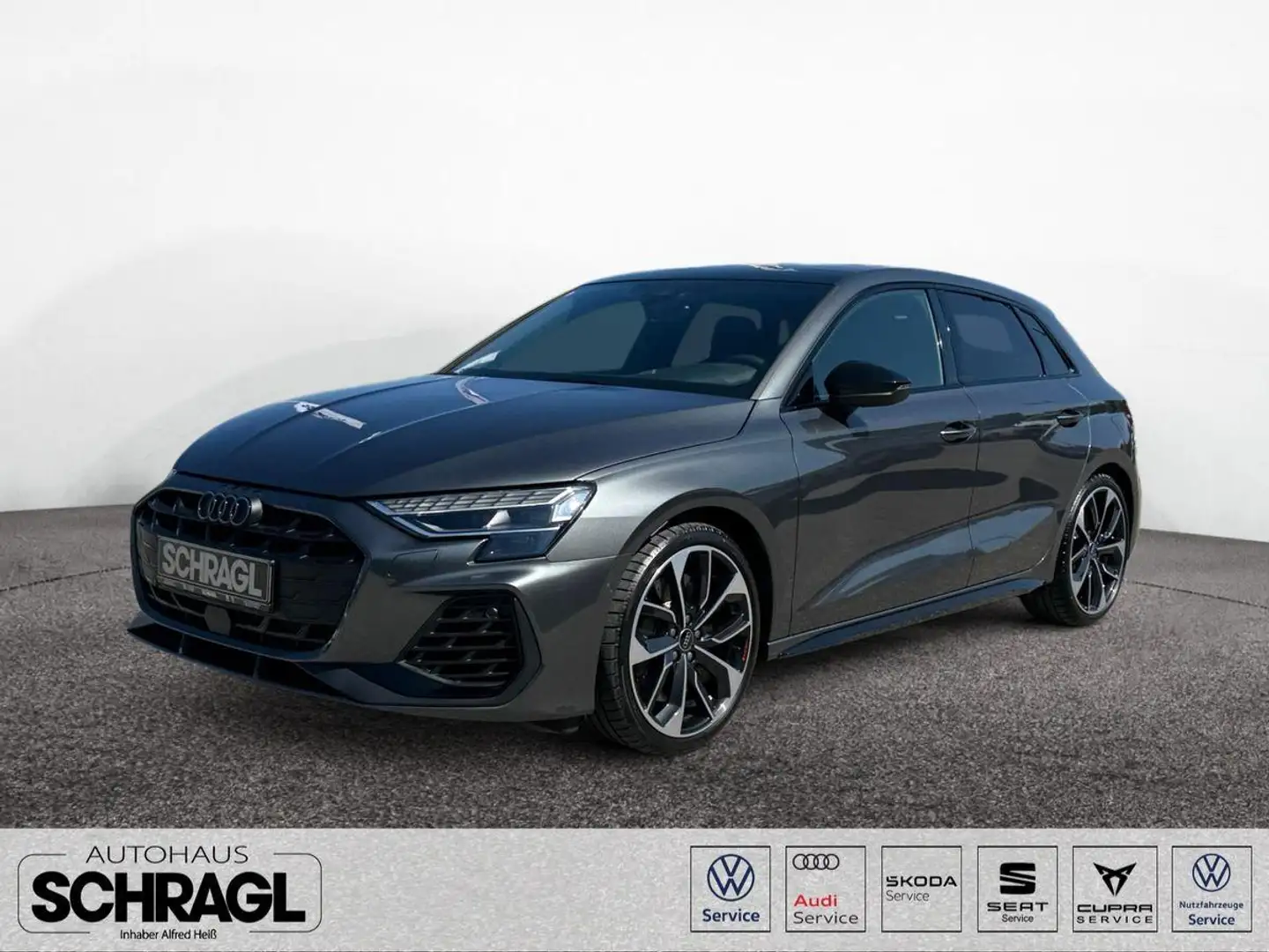 Audi S3 Sportback 2.0 TFSI quattro+FACELIFT+NAVI+PANO Grijs - 1