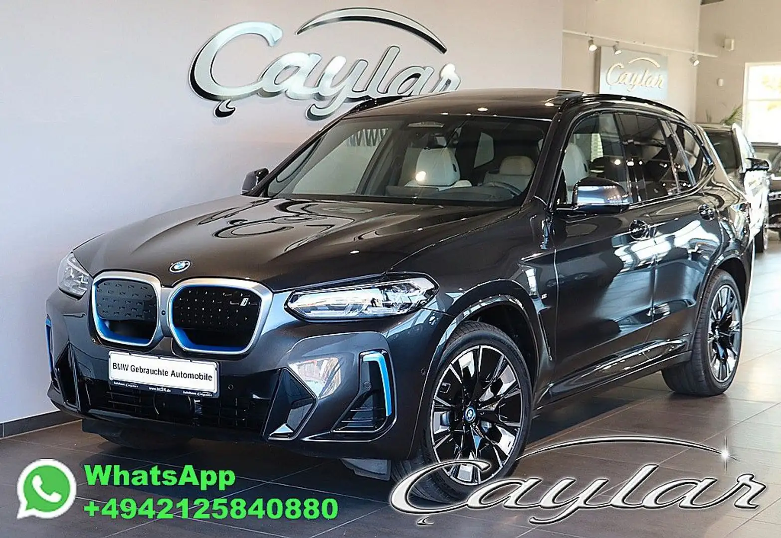 BMW iX3 IMPRESSIVE M SPORT ACC 360° PANO H/K 20" Grau - 1