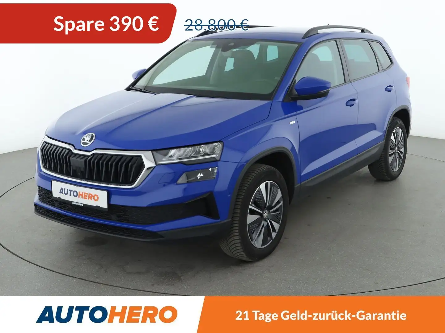 Skoda Karoq 2.0 TDI Tour 4x4 Aut.*NAVI*360*ACC* Blau - 1