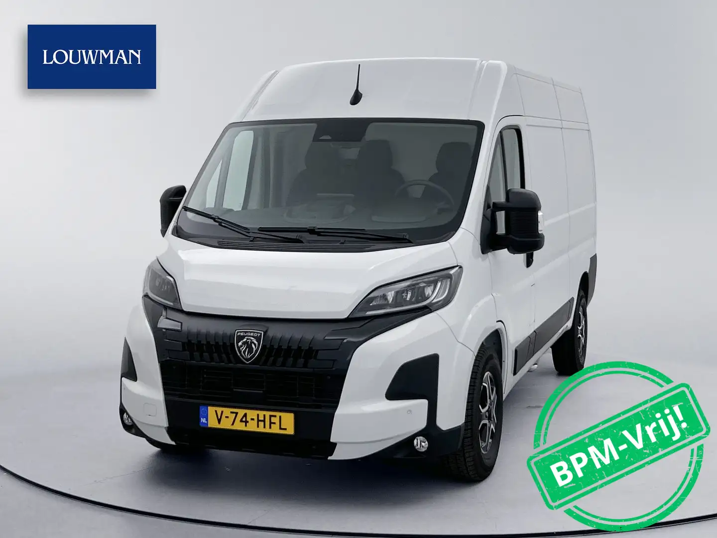 Peugeot Boxer 2.2 BlueHDi 140 S&S L2H2 Navigatie LED Achteruitri Wit - 1