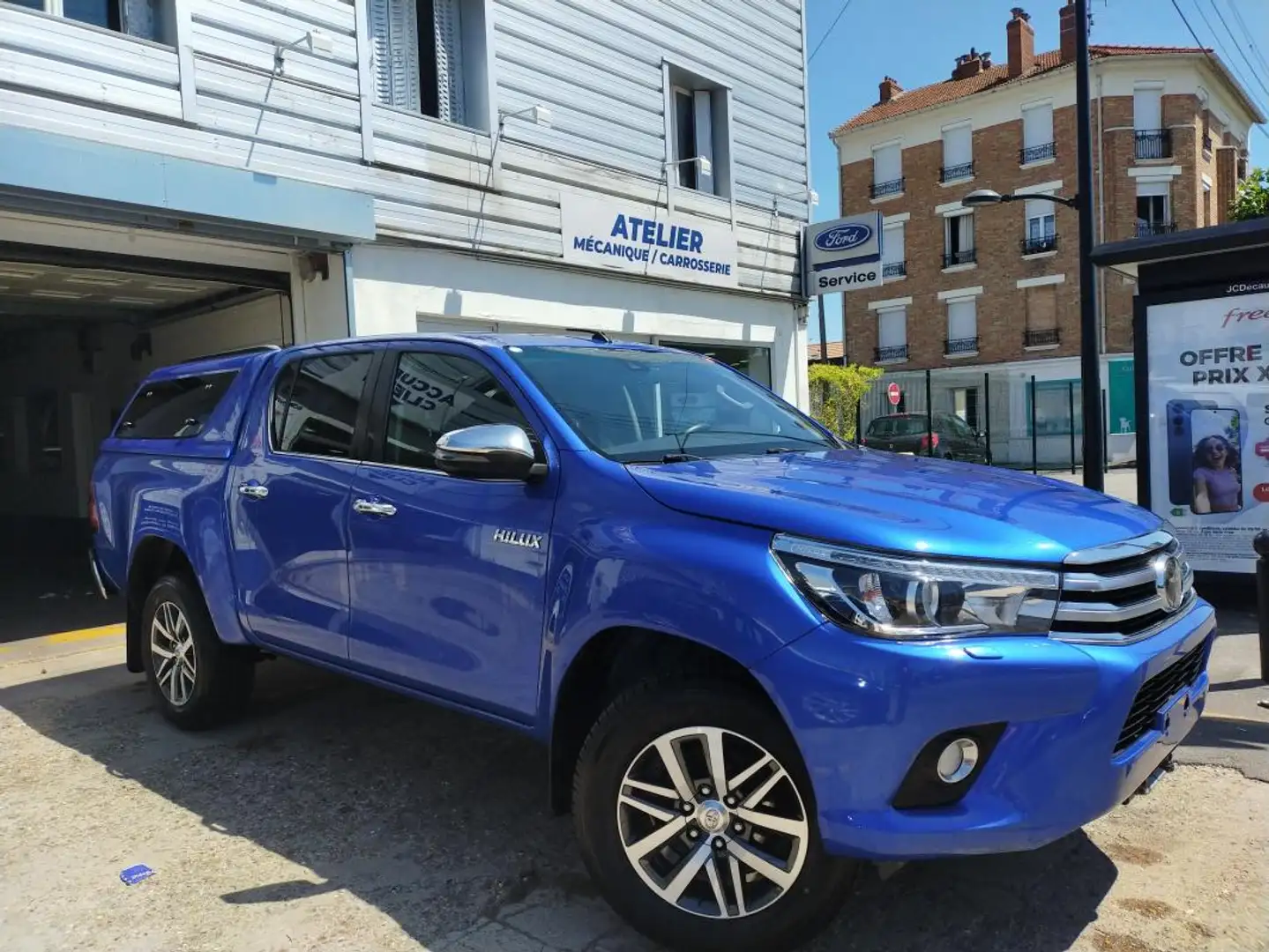 Toyota Hilux IV 4WD 2.4 D-4D 150 DOUBLE CABINE Bleu - 1