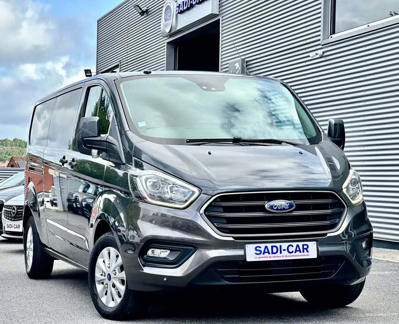 Ford Transit Custom 2.0 TDCi 170cv L2H1- 3 PL - LIMITED Gris - 1