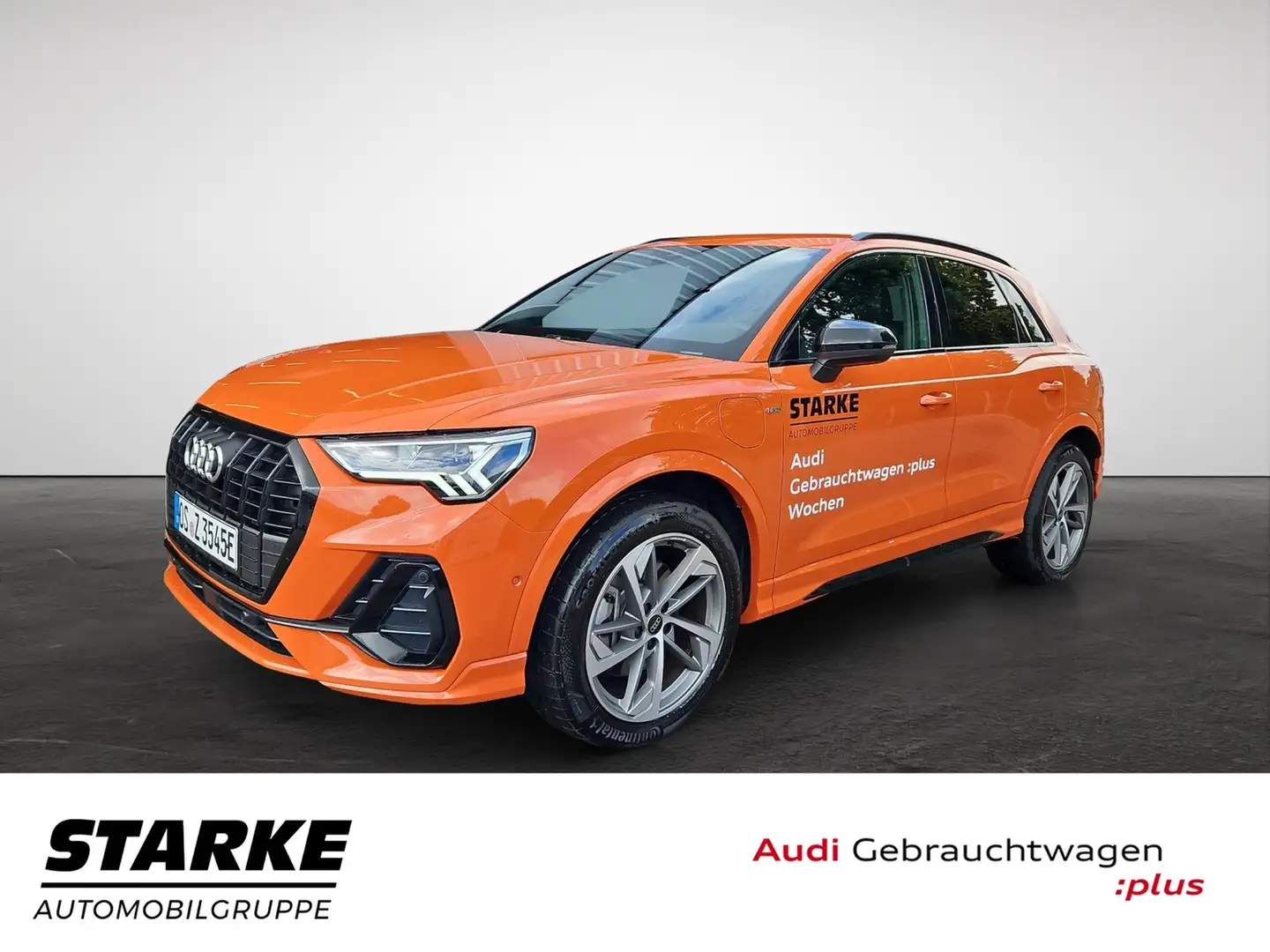 Audi Q3 45 TFSI e S tronic S line NaviPlus LED AHK 19-Z... Orange - 1