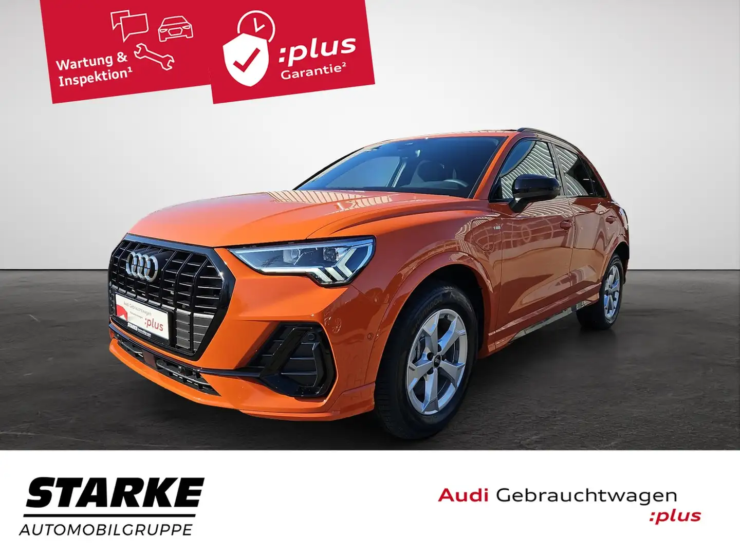 Audi Q3 45 TFSI e S tronic S line NaviPlus LED AHK 19-Z... Arancione - 2