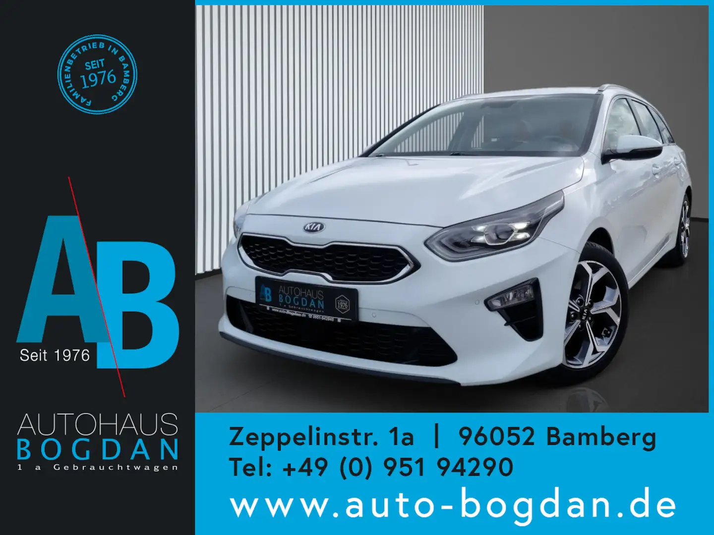 Kia Ceed SW / cee'd SW cee´d Sportswagon Spirit LED*Winterpaket*AHK abneh Weiß - 1