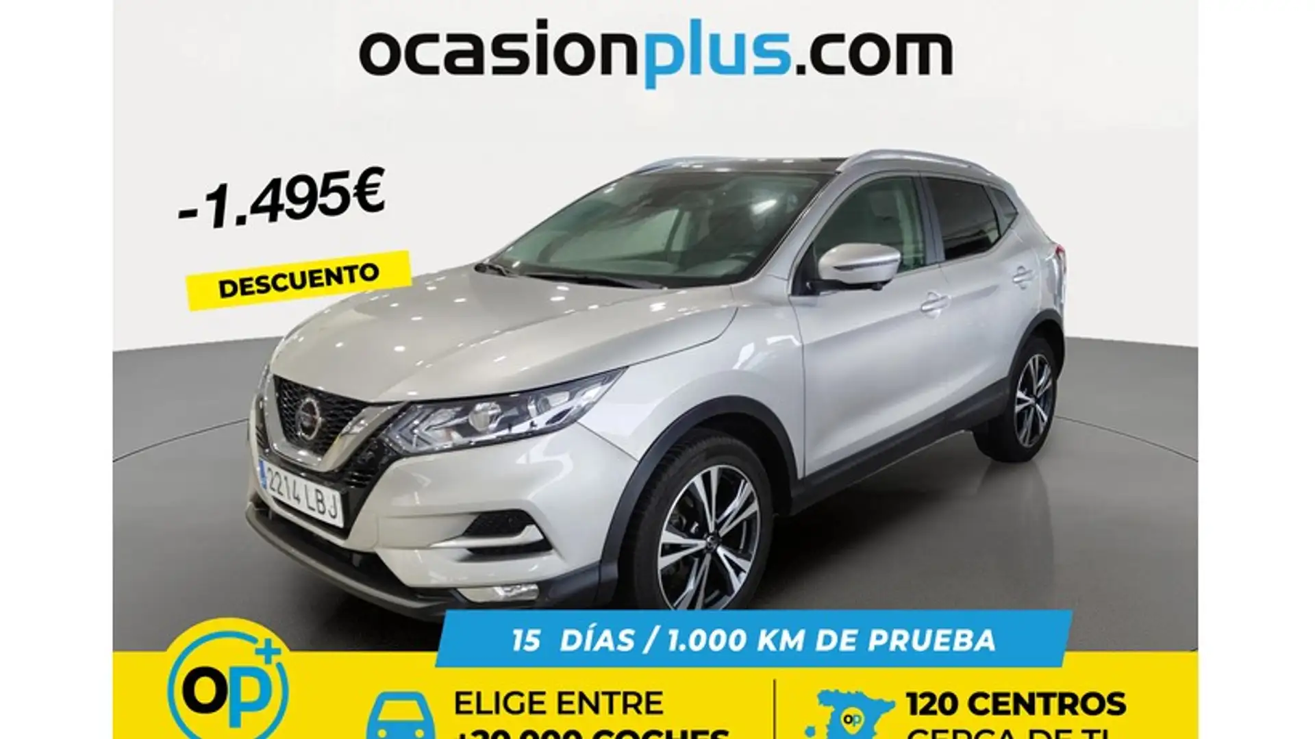 Nissan Qashqai 1.3 DIG-T Acenta 4x2 103kW Argent - 1