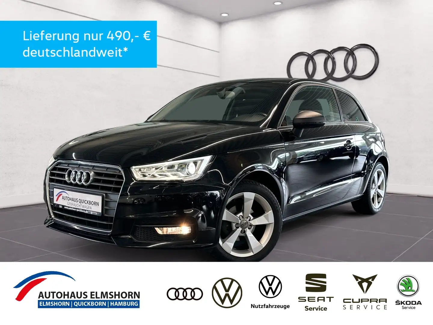 Audi A1 sport 1.0 TFSI S tronic NAVI XENON SHZ GJR TEMPOM Black - 1