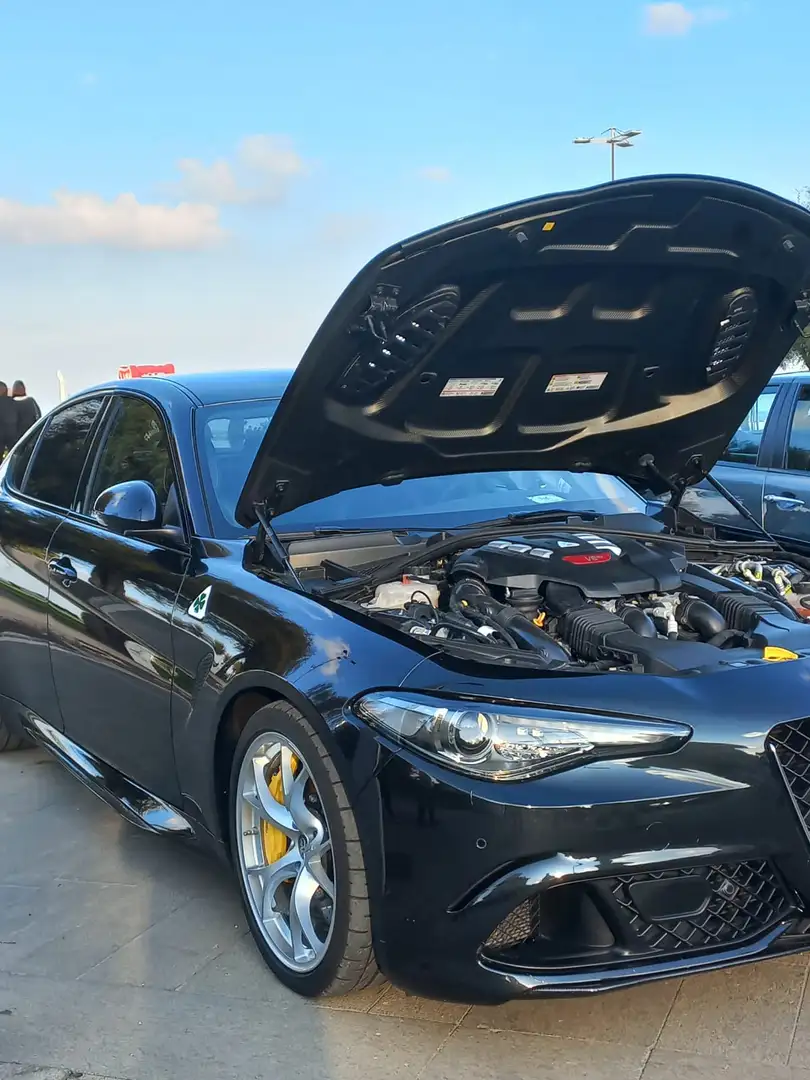 Alfa Romeo Giulia Giulia 2.9 t V6 Quadrifoglio 510cv FRENI CARBOCERAMICI CERCHI MAGNESIO Nero - 2