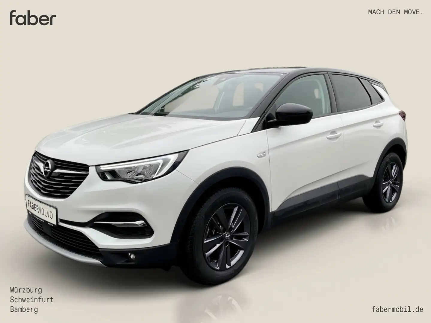Opel Grandland X 1.2 Turbo Benzin Design Line Automatik Wit - 2