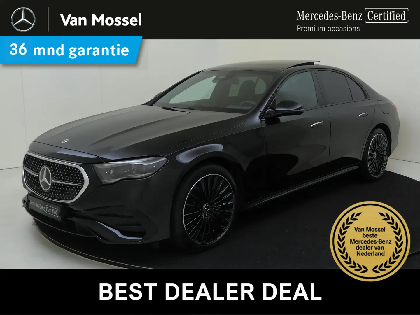 Mercedes-Benz E 400 e 4MATIC AMG-Line / Panoramadak/ Night/ Burmester/ Noir - 1