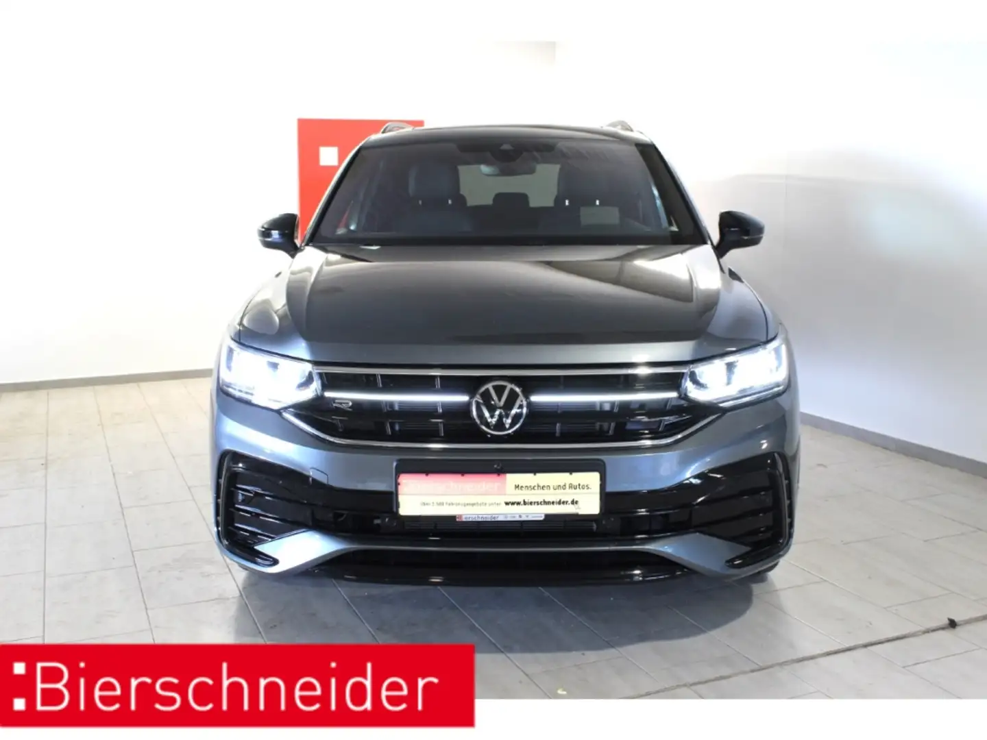 Volkswagen Tiguan Allspace 2.0 TDI DSG 4Mo. 2x R-Line Black FL 20 AHK 7-SITZE Grau - 2