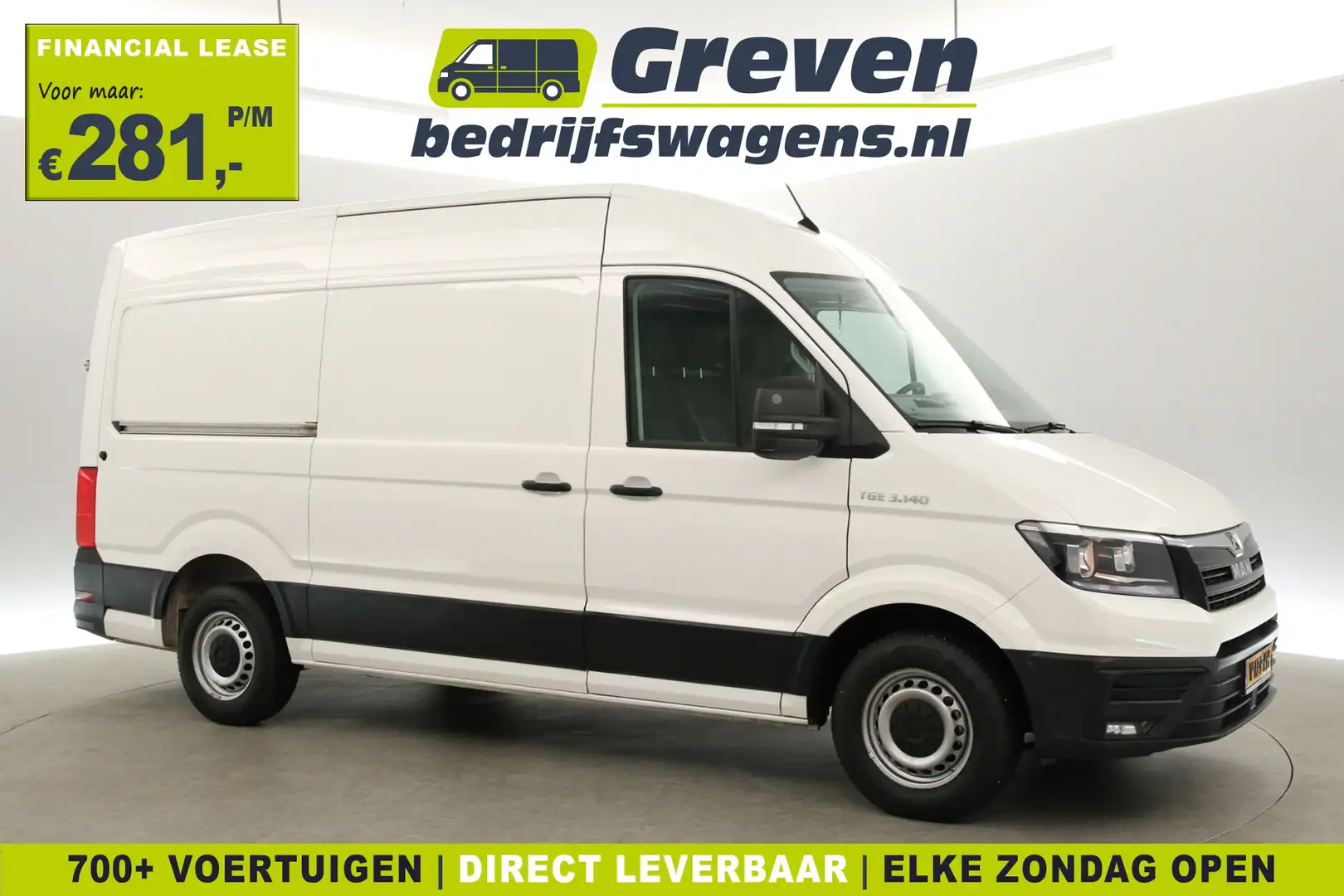 MAN TGE 2.0 TDI 140PK L3H3 | 3000KG Trekgew. | Trekh. | Ai Blanc - 1