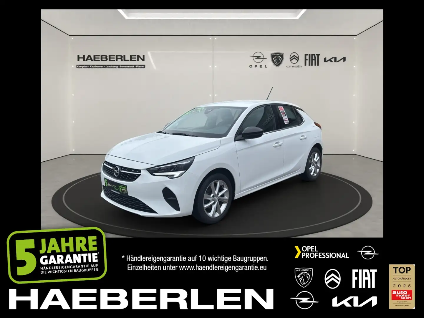 Opel Corsa F 1.2 Elegance Cruise Sitzh-/Lkrdh.PDC Wit - 1