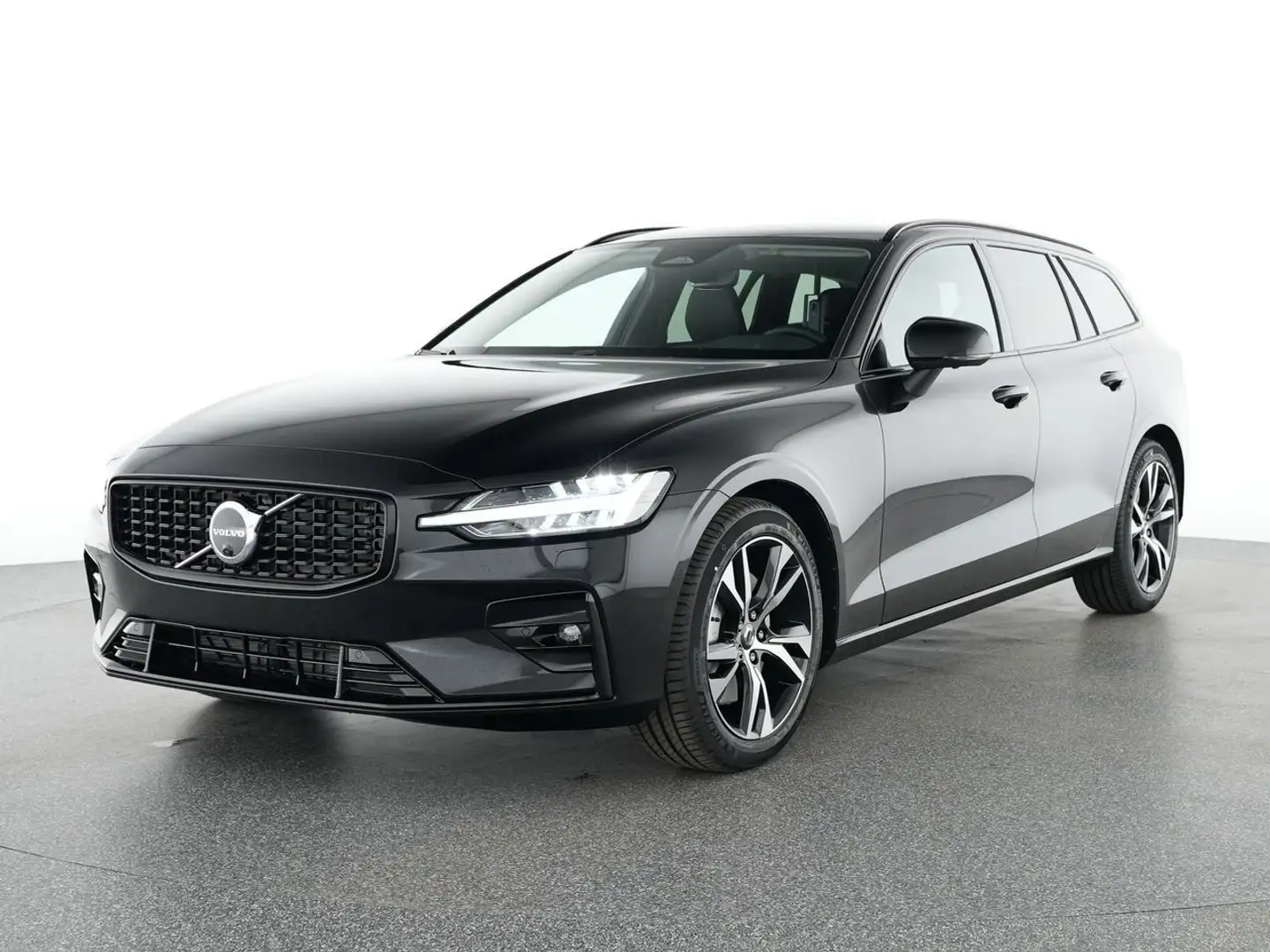 Volvo V60 B4 Plus Dark !! 360°+H&K-SOUND+FSH+LRHZG !! Zwart - 1