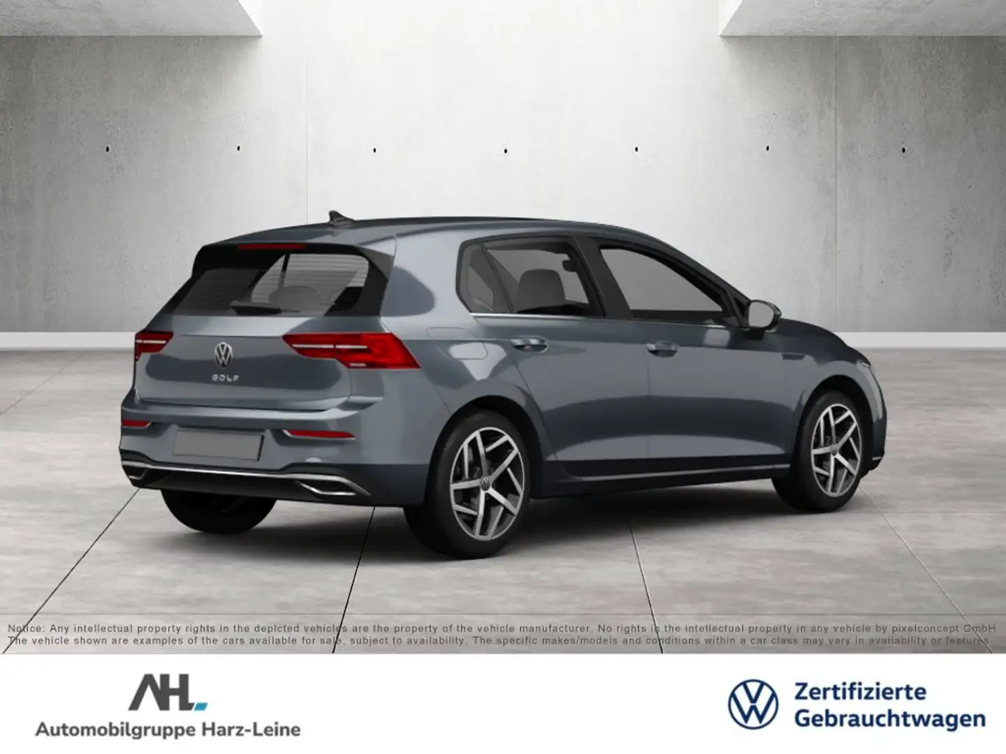Volkswagen Golf VIII 1.5 TSI Life LED Navi ACC PDC SHZ Grau - 2