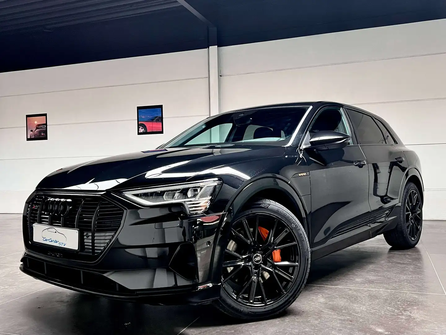 Audi e-tron 55 quattro S line / ALL Black m. 2023 Noir - 1