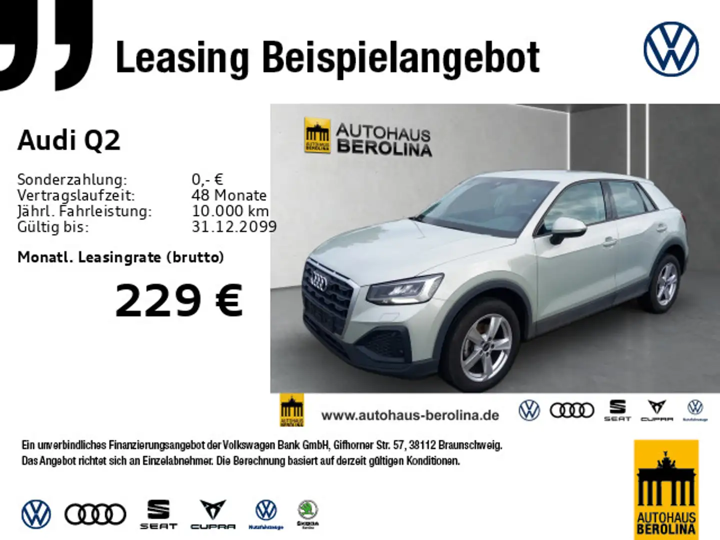 Audi Q2 30 TFSI *17"*Virt.C*LED*PDC*KLIMA* Silber - 1