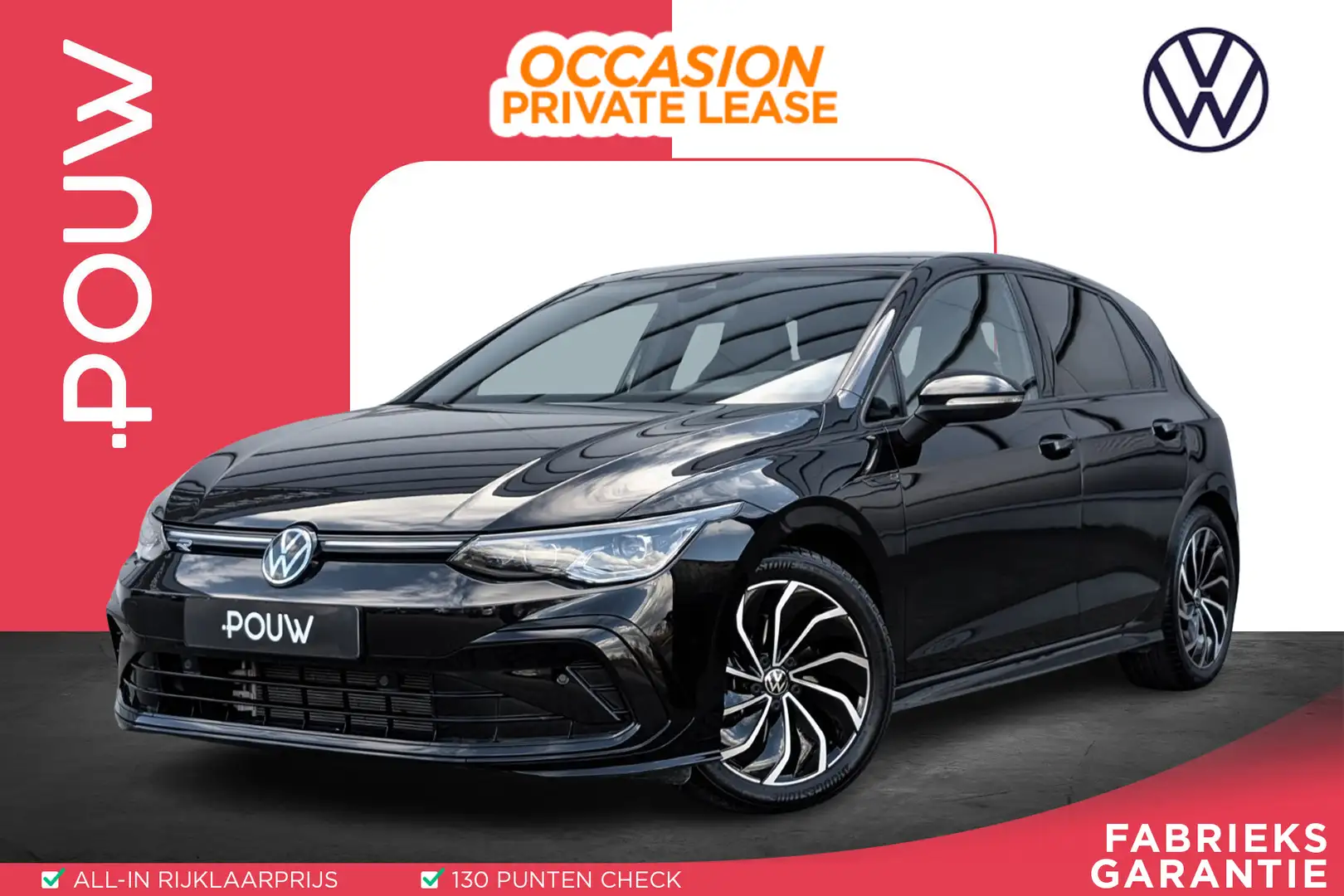 Volkswagen Golf 1.5 eTSI 130pk DSG R-Line | Panoramadak | IQ Light Negro - 1
