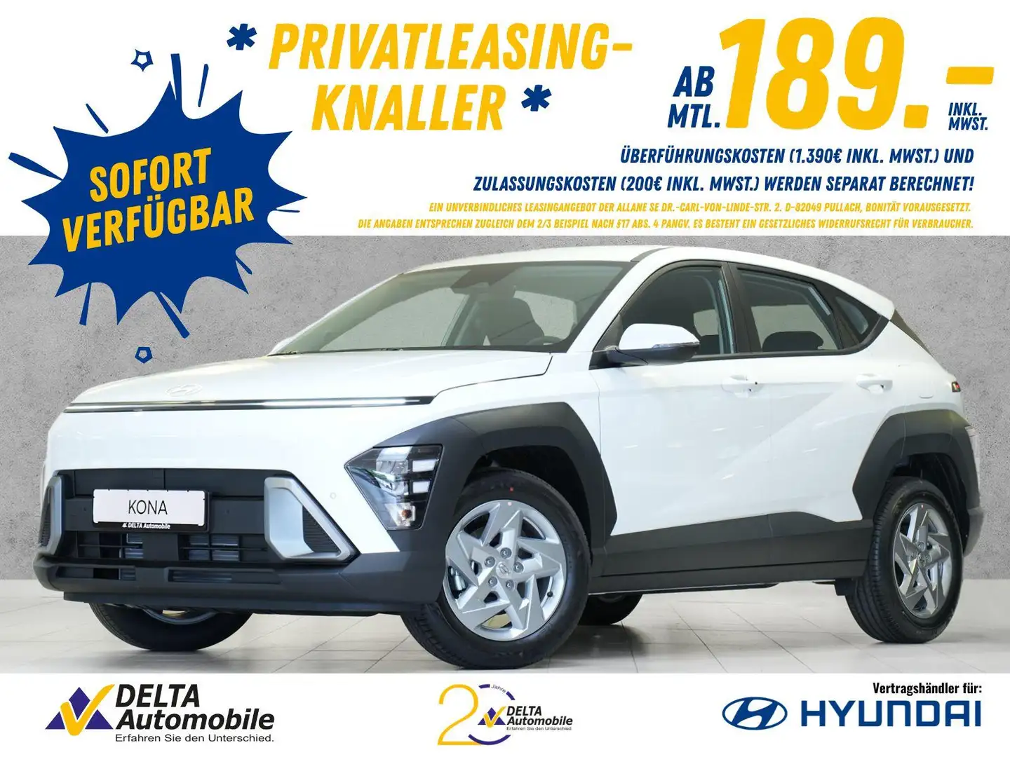 Hyundai KONA 1.6 T-GDI MY26 Select DCT Funktions-Paket Blanc - 2