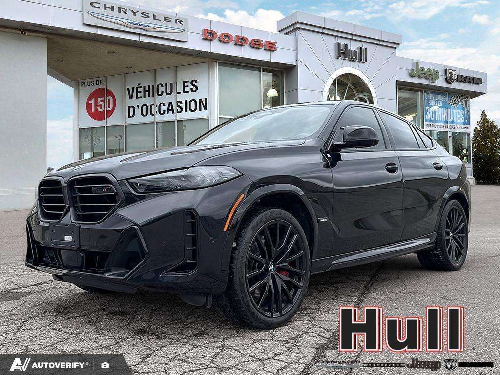 Black 2024 BMW X6 SUV / Crossover All-Wheel Drive 8-Speed Automatic