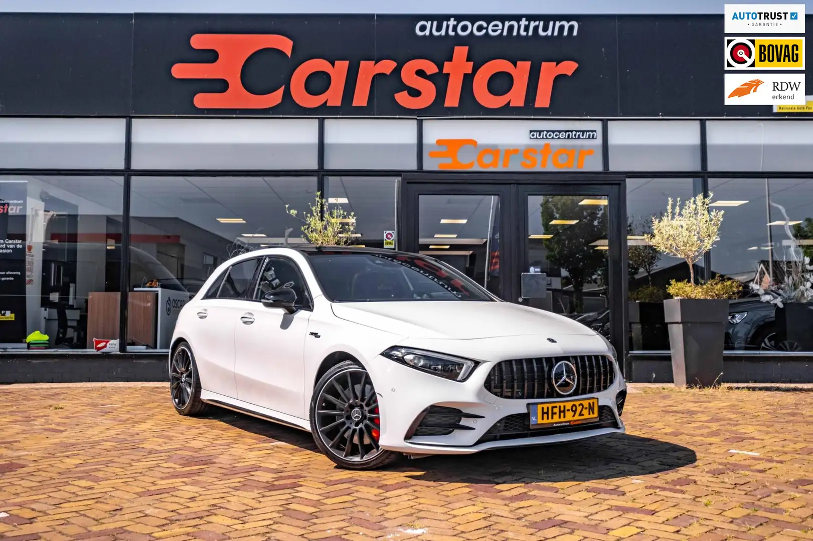 Mercedes-Benz A 35 AMG 4MATIC|PANO|CAM|SPORTSTUUR Blanc - 1