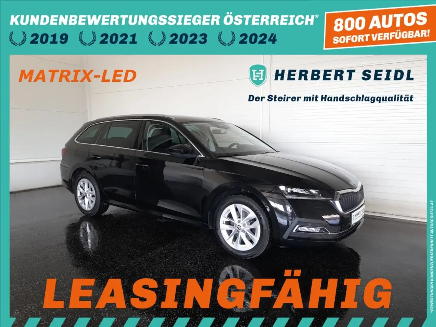 Skoda Octavia Combi STYLE PHEV DSG *MATRIX-LED / HEAD-UP / VIRTUELL / NAVI / ACC / MEMORY SPORTSITZE / VERKEHRSZEICHEN & SPURHALTEASSIS Schwarz - 1