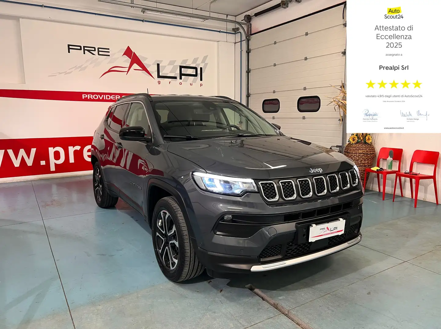 Jeep Compass Compass 1.3 turbo t4 phev Limited 4xe auto Grau - 1