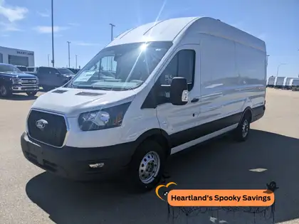 White 2026 Ford Transit Cargo Van All-Wheel Drive Automatic