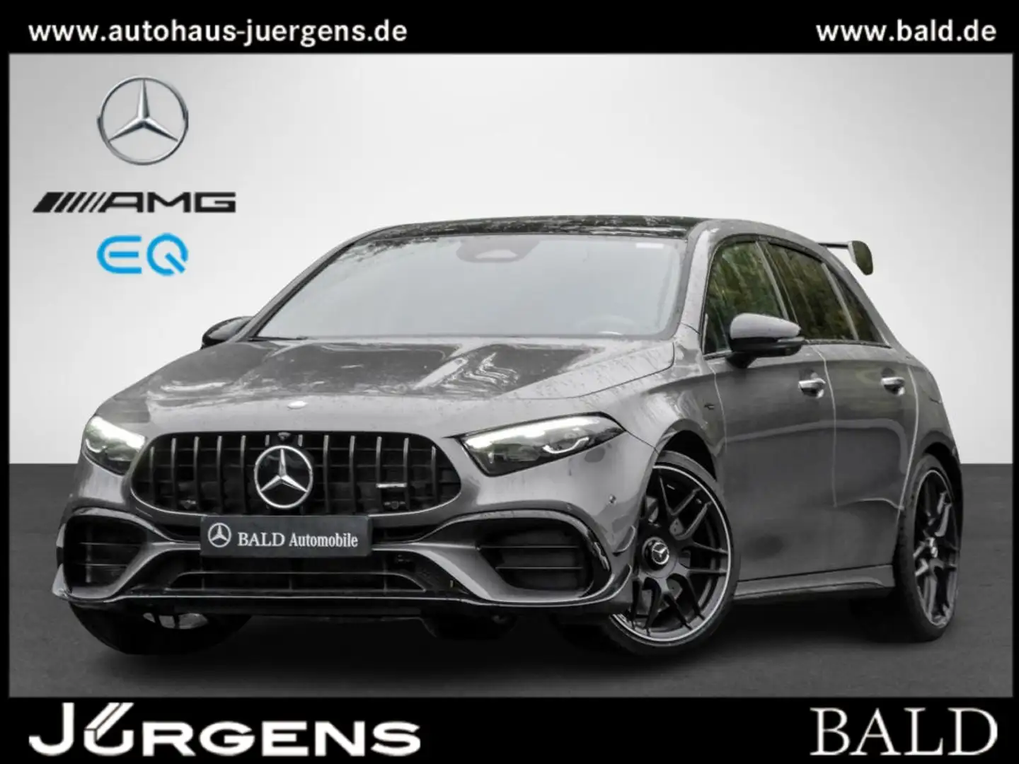 Mercedes-Benz A 45 AMG S 4M+ Pano/Aero/Night/360/Memo/HUD/MLB Grau - 1
