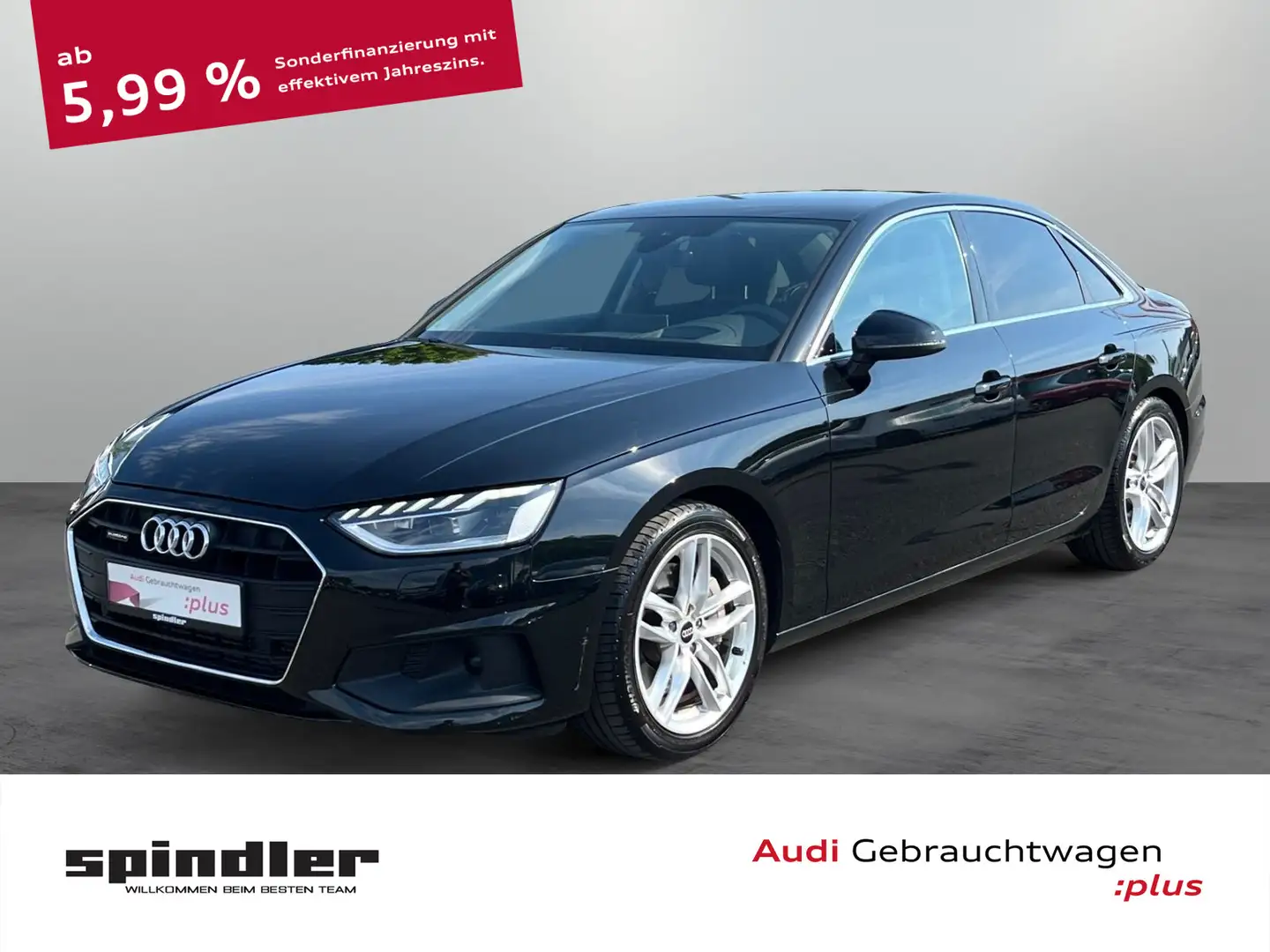 Audi A4 45 TFSI quattro / Headup, Matrix Schwarz - 1