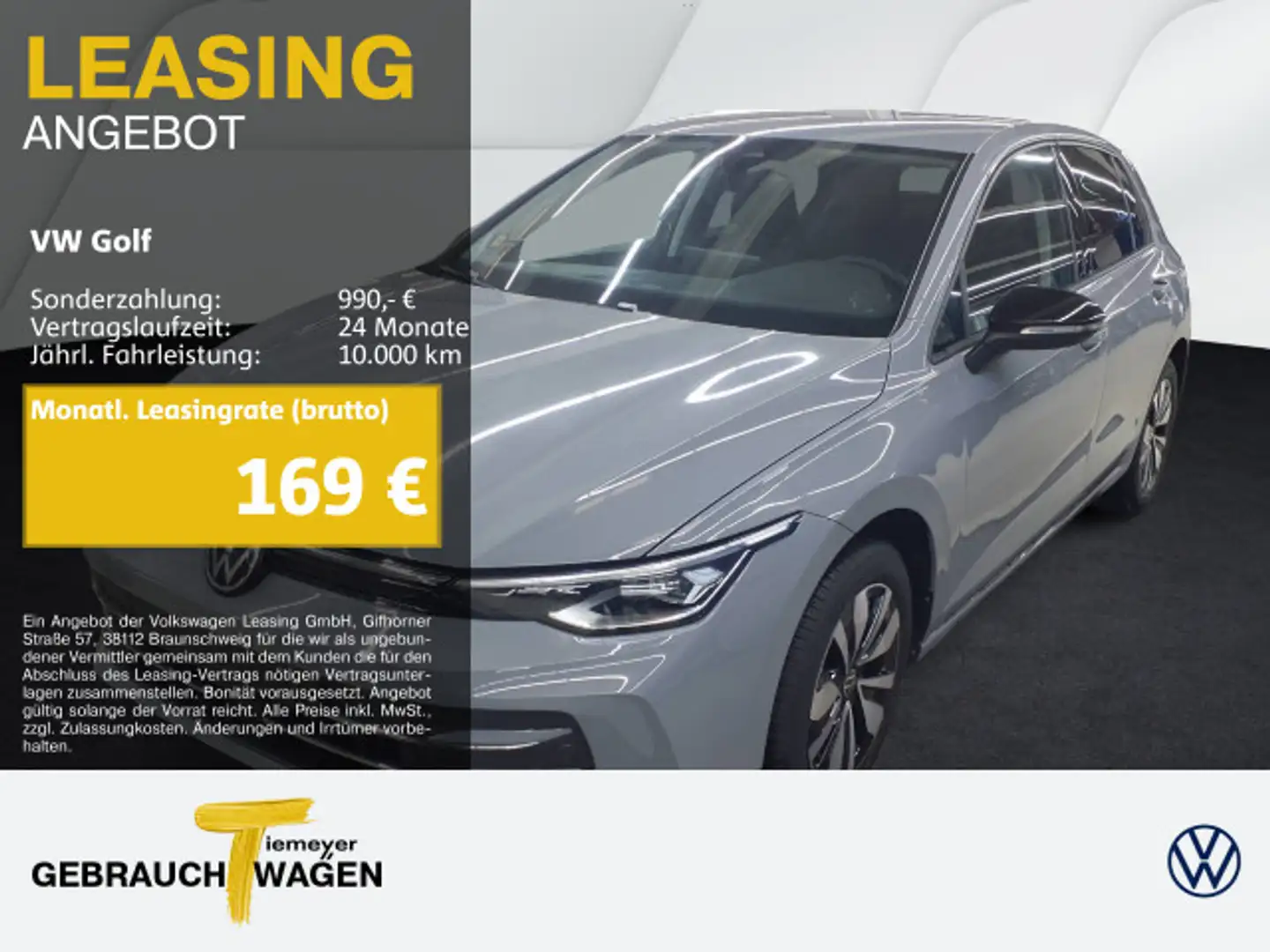 Volkswagen Golf 1.5 TSI GOAL LED+ AHK KAMERA ASSIST Gris - 1