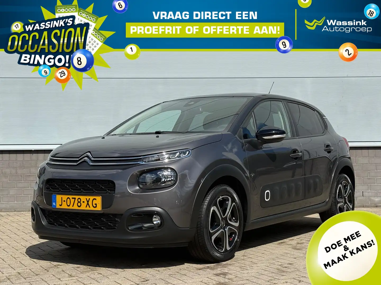Citroen C3 1.2 83 pk Feel | Navigatie | Airco | Parkeersensor Gris - 1