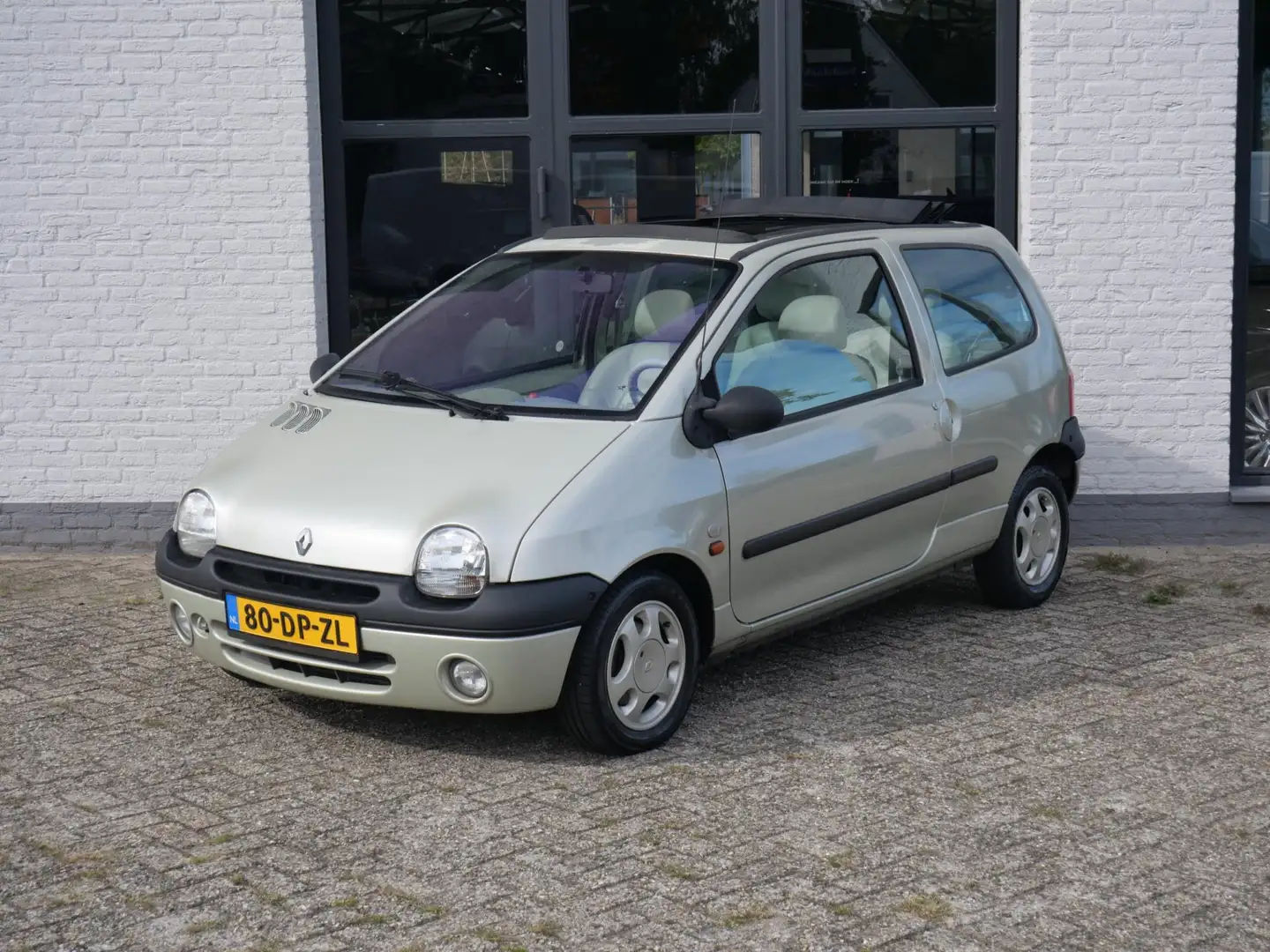 Renault Twingo 1.2 Initiale 140.000km !!! Airco Open dak Leder Jaune - 1