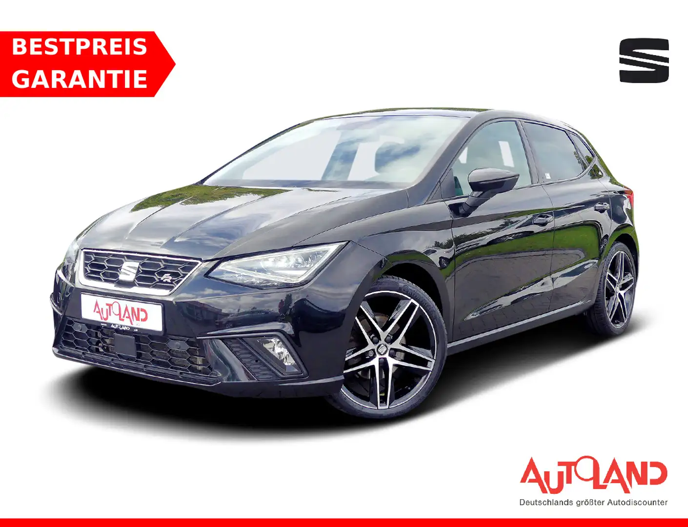 SEAT Ibiza 1.0 TSI FR LED ACC Sitzheizung Navi Kamera Schwarz - 1