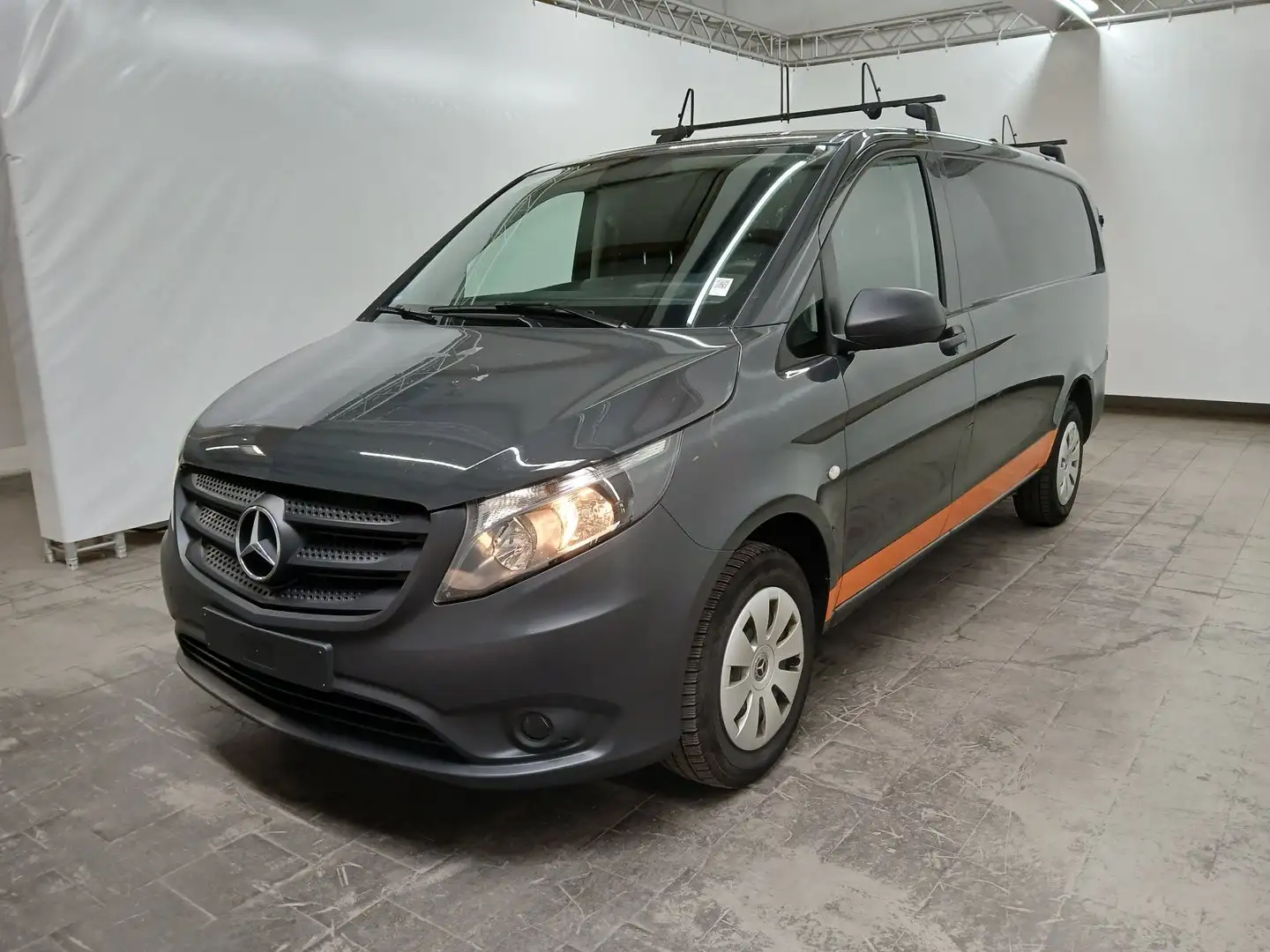 Mercedes-Benz Vito 114 CDI KA Lang L2 DAB+KAM+AHK+SHZ+Flügeltü Grau - 2