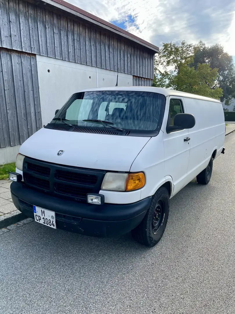 Dodge RAM Van B3500 5,9l V8 Cargo LPG *RARITÄT* Weiß - 1