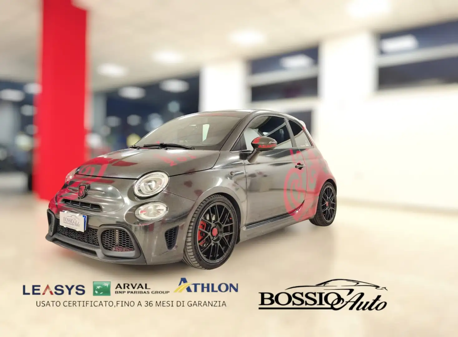 Abarth 595 1.4 t-jet 145cv 595*IVA DEDUCIBILE*PRONTO PIASTA Šedá - 1