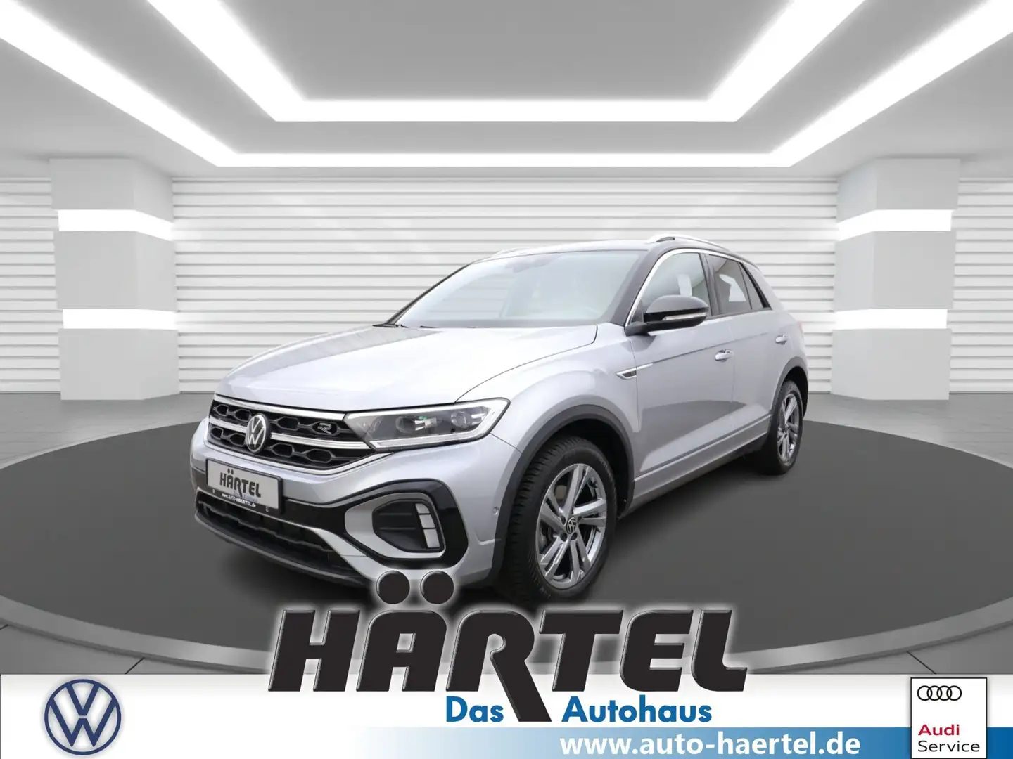 Volkswagen T-Roc R-LINE 1.5 TSI DSG (+ACC-RADAR+NAVI) LED Silber - 1
