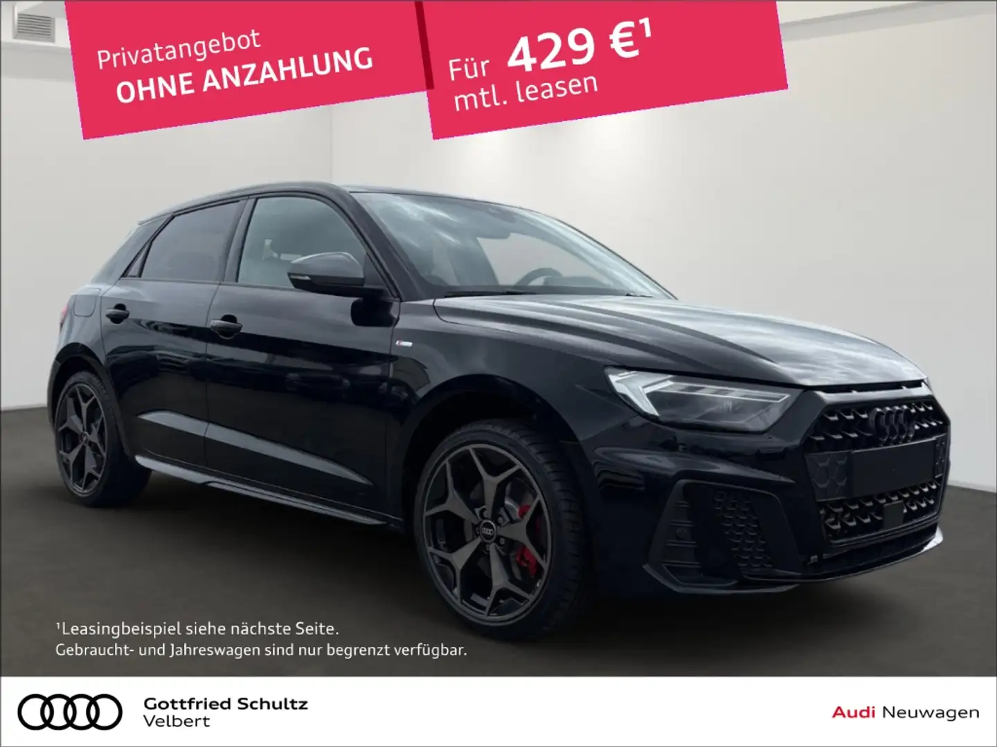Audi A1 Sportback S line 40 TFSI # Black Mamba # Noir - 1