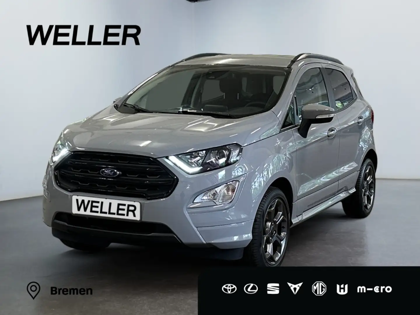 Ford EcoSport 1.0 EcoBoost ST-LINE *LED*CarPlay*WLAN* Grau - 1