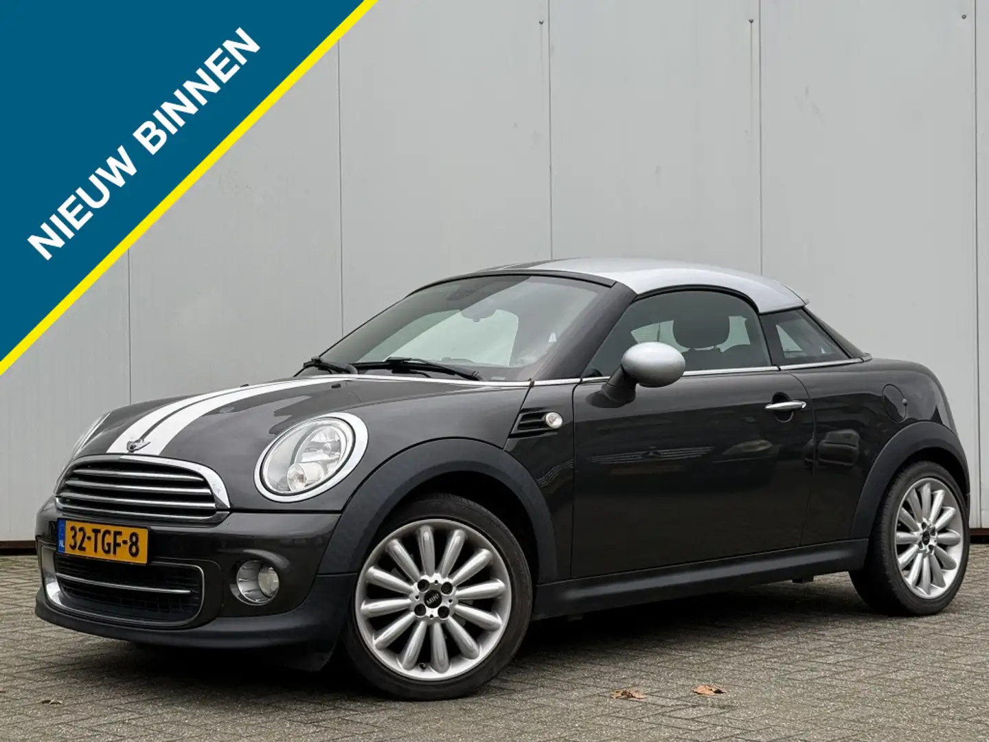 MINI Cooper Coupe Mini 1.6 Chili NL Auto, PDC, Leder, NAP Gris - 1