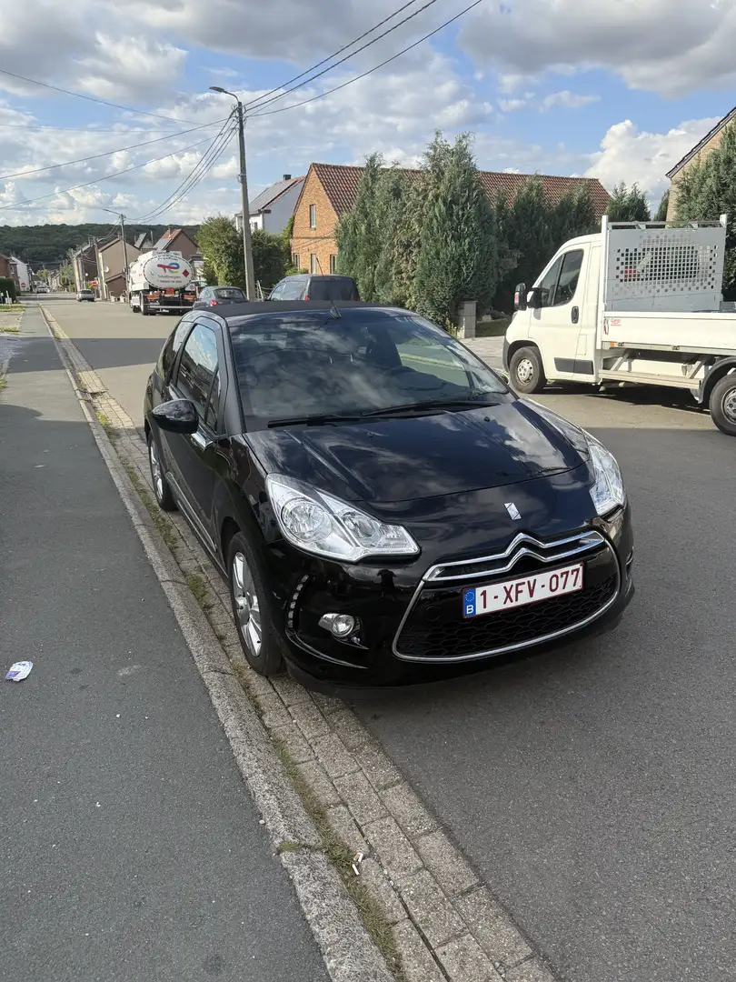 Citroen DS3 Ds3 cabrio 2014 65000 km courroie et entretien ok Zwart - 1