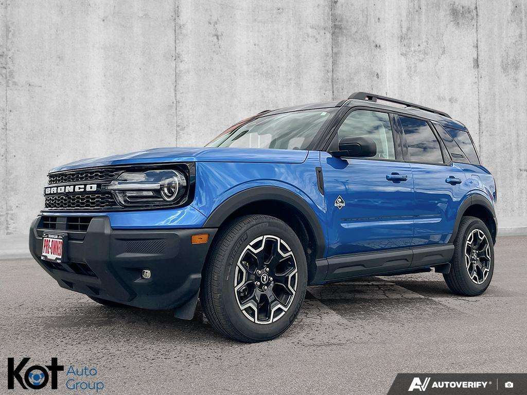2025 Ford Bronco Sport Outer Banks | 4x4 | Remote Start | Rain-Sensing Wi
